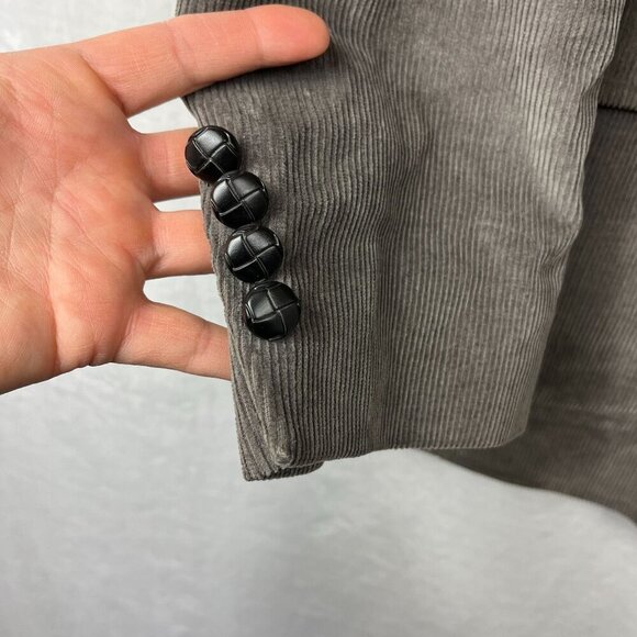 Vintage Wide Wale Corduroy Blazer Mens 44R Academia Teacher Preppy Professor - Picture 6 of 13